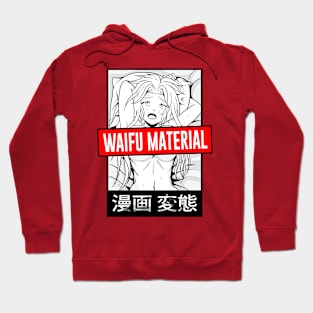 Waifu Material Censored Hoodie